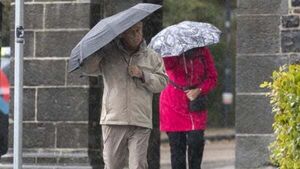 Yellow rain warning in place for Cork, Kerry and Waterford this morning