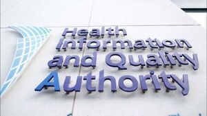 Number of emergency departments failing to meet national standards