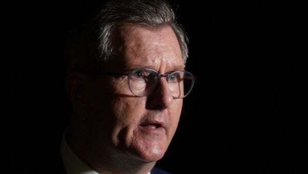 Gaps remain between UK government and DUP on trade border impasse, says Donaldson