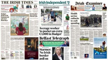 What the papers say: Friday's front pages