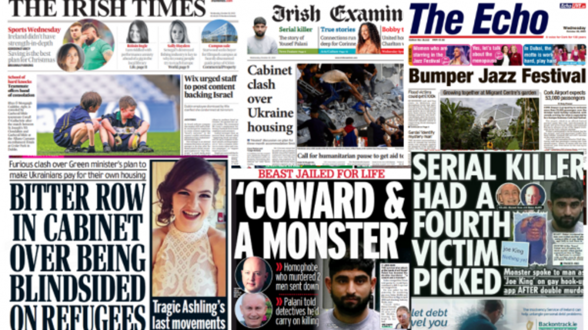 What the papers say: Wednesday's front pages