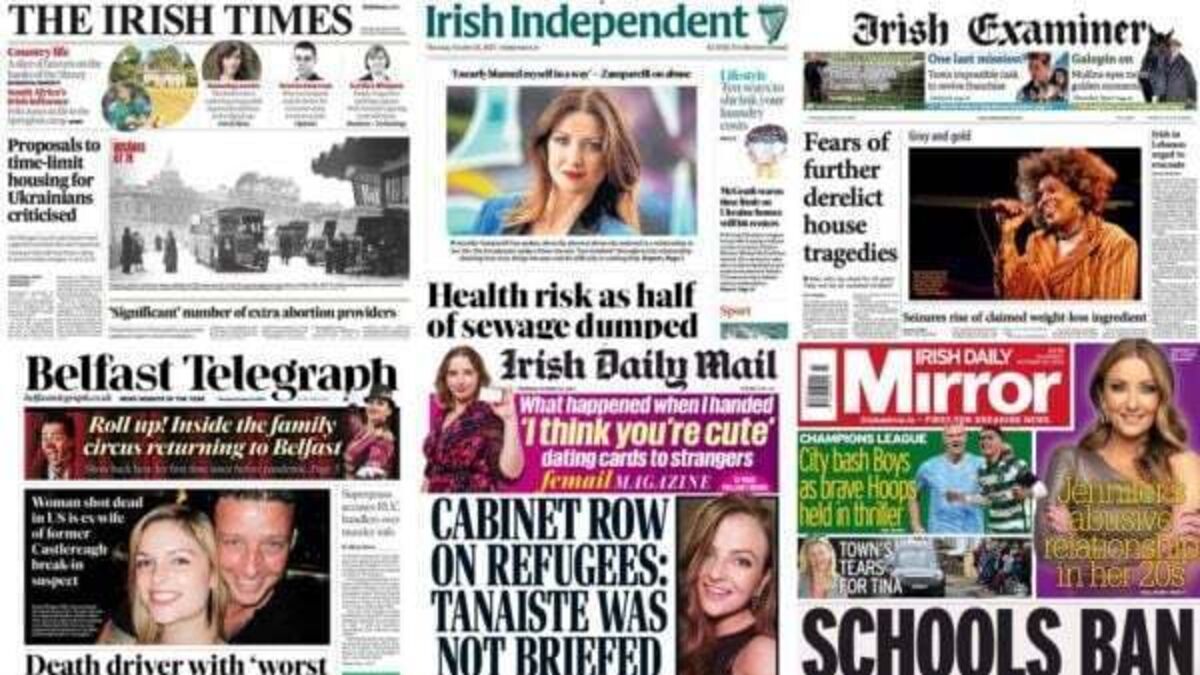 What the papers say: Thursday's front pages