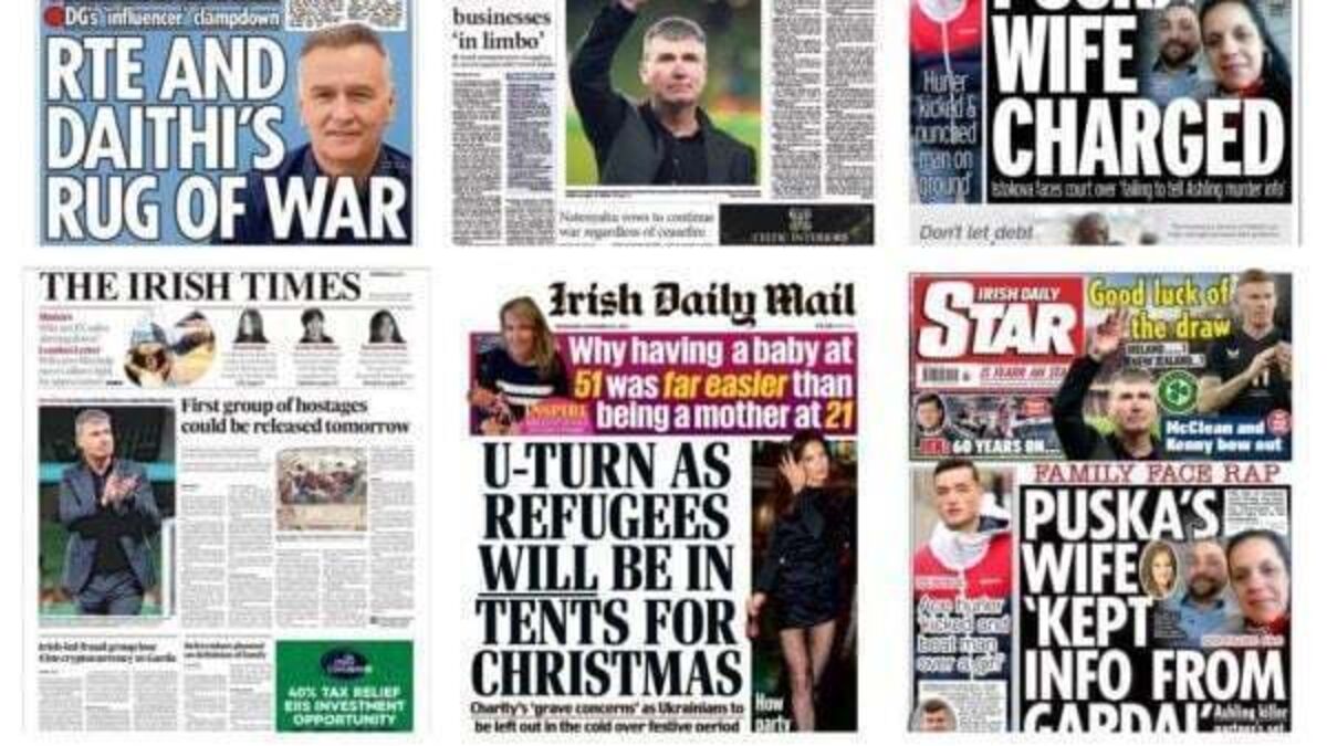 What the papers say: Wednesday's front pages