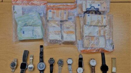 Over €100,000 of cash, jewellery and stolen car seized in operation targeting crime group