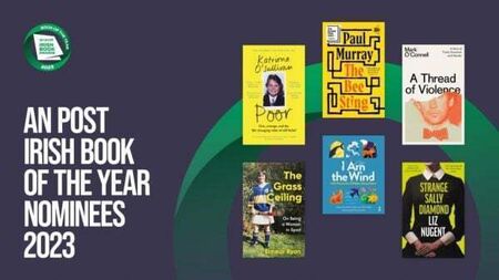 Six books in the running for An Post Irish Book of the Year award