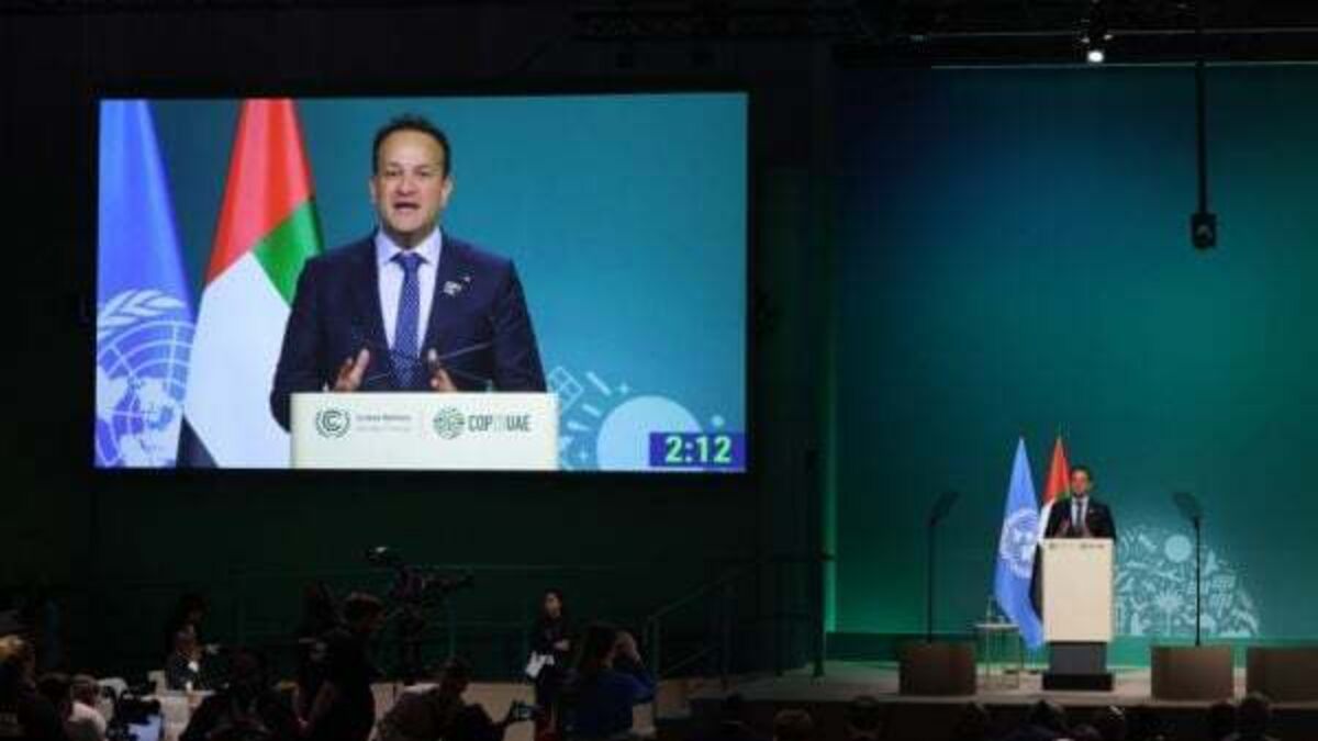 Cop28: Ireland will boost contributions to tackle climate change, Varadkar says
