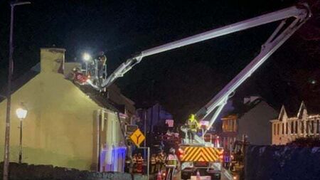 Storm Fergus leaves destruction as warnings end