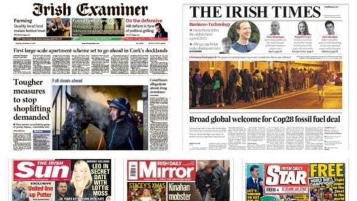 What the papers say: Thursday's front pages
