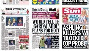 What the papers say: Thursday's front pages What the papers say: Thursday's front pages