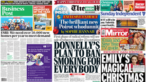 What the papers say: Sunday's front pages What the papers say: Sunday's front pages