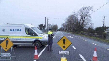 Woman dies and two young children injured in Co Kildare road crash