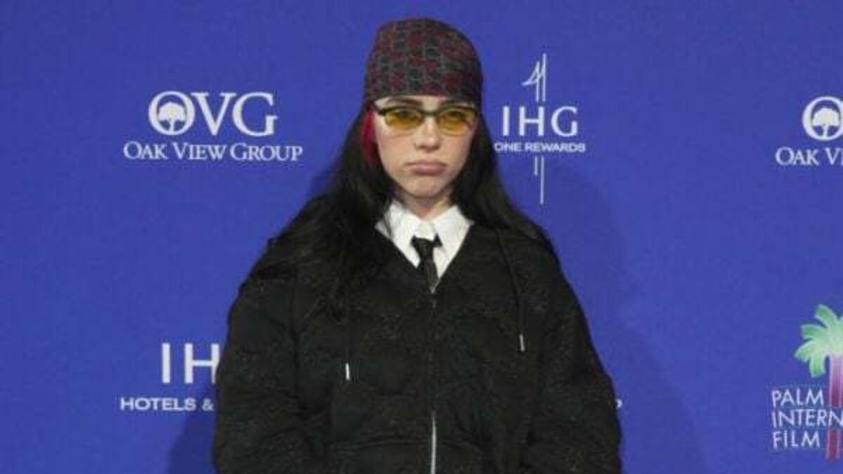 Billie Eilish dedicates award for Barbie to people ‘feeling existential dread’
