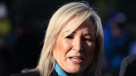 Michelle O’Neill says she has not given up on powersharing at Stormont