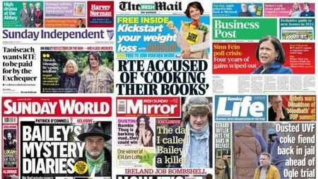 What the papers say: Sunday's front pages