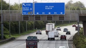 Man (30s) dies after car crashes into motorway barrier Man (30s) dies after car crashes into motorway barrier