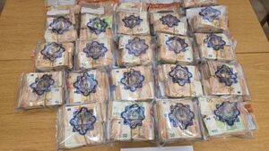 Man arrested as gardaí seize €670,000 in cash Man arrested as gardaí seize €670,000 in cash