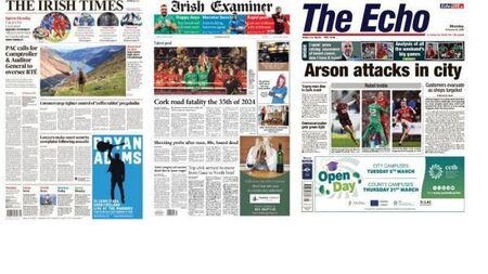 What the papers say: Monday's front pages