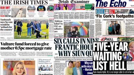 What the papers say: Thursday's front pages