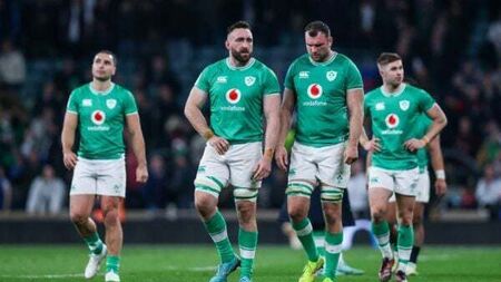 Ireland's Grand Slam hopes over after England loss at Twickenham