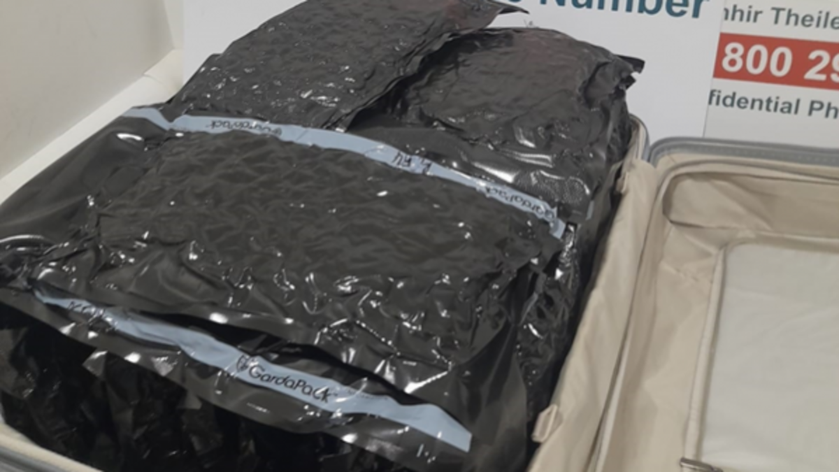 Man arrested after cannabis seized at Dublin Airport