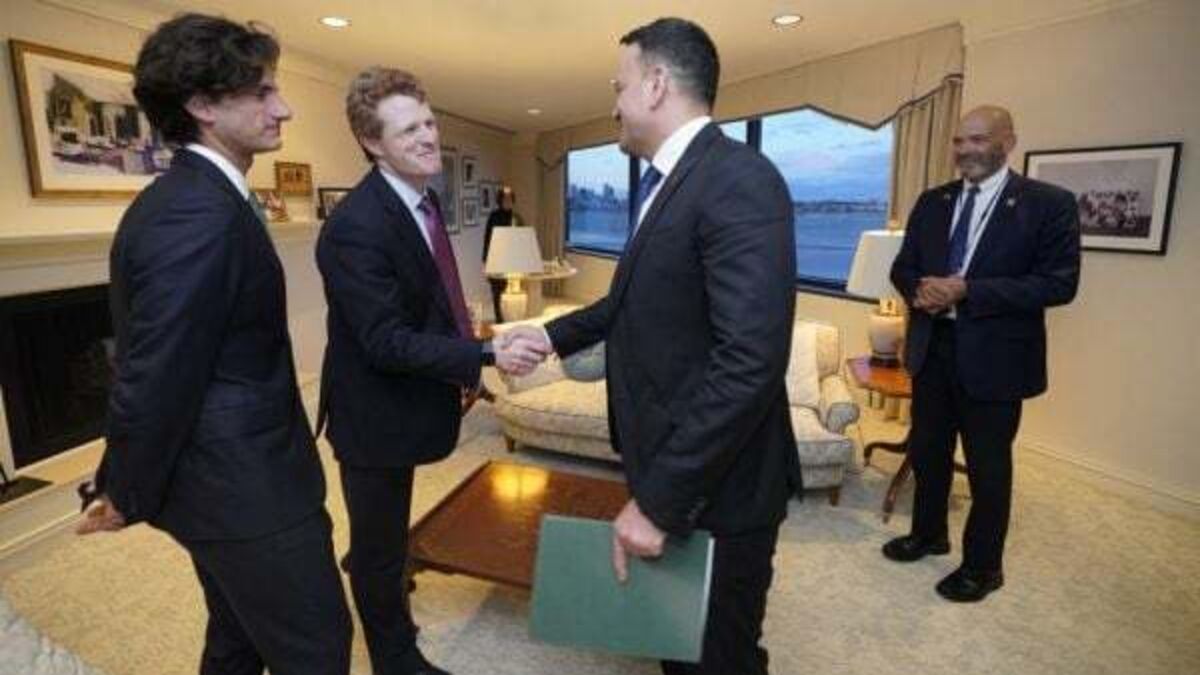Joe Kennedy praises ‘Leo the Radical’ during Boston visit