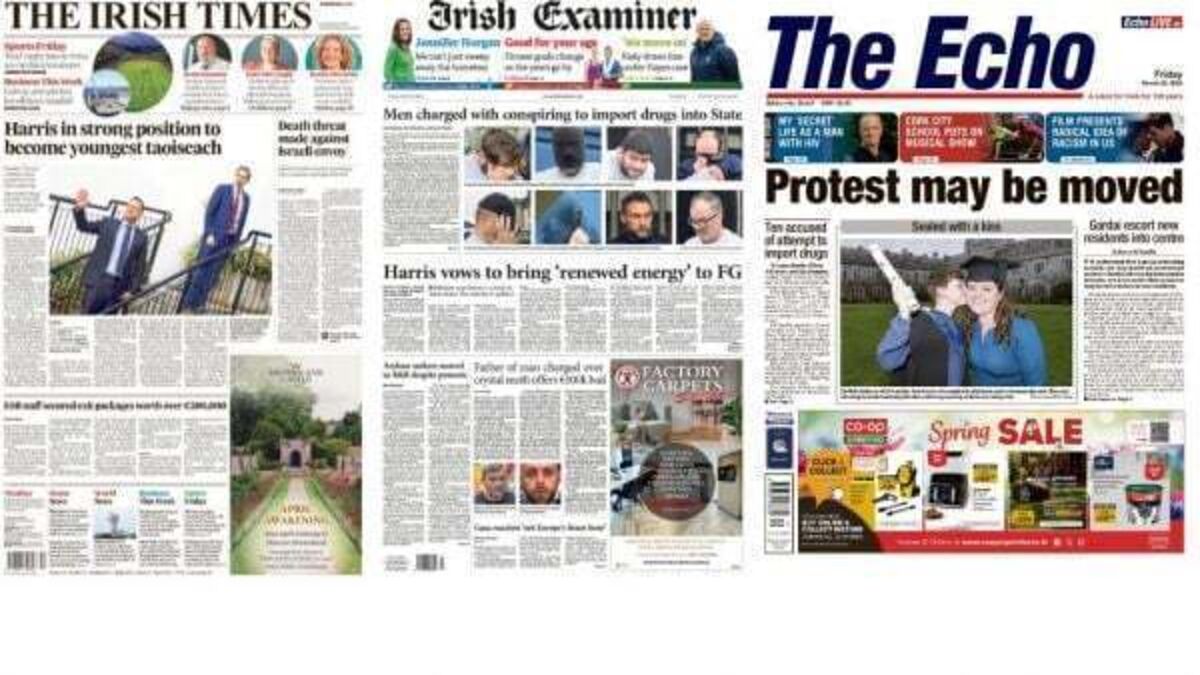 What the papers say: Friday's front pages