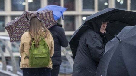Damp start to Easter break as rain warning covers five western counties