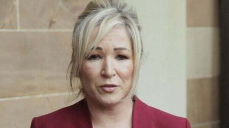 Powersharing in Northern Ireland is not under threat, Michelle O’Neill says