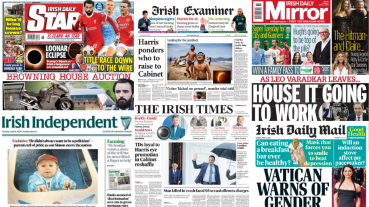 What the papers say: Tuesday's front pages
