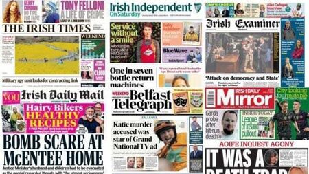 What the papers say: Saturday's front pages