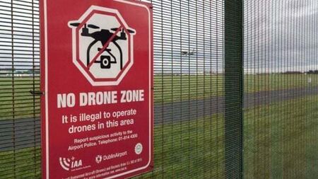 Men accused of flying drones near Dublin Airport take case against 'draconian' laws