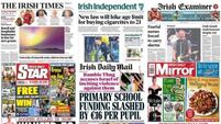 What the papers say: Monday's front pages