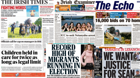 What the papers say: Tuesday's front pages