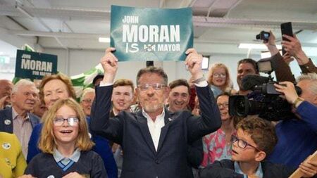 John Moran makes history by becoming Ireland’s first ever directly elected mayor