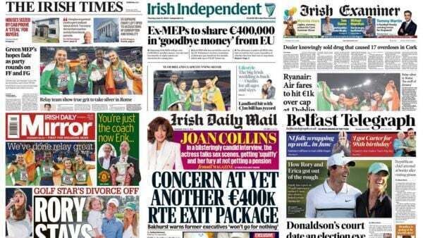 What the papers say: Thursday's front pages