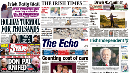 What the papers say: Friday's front pages