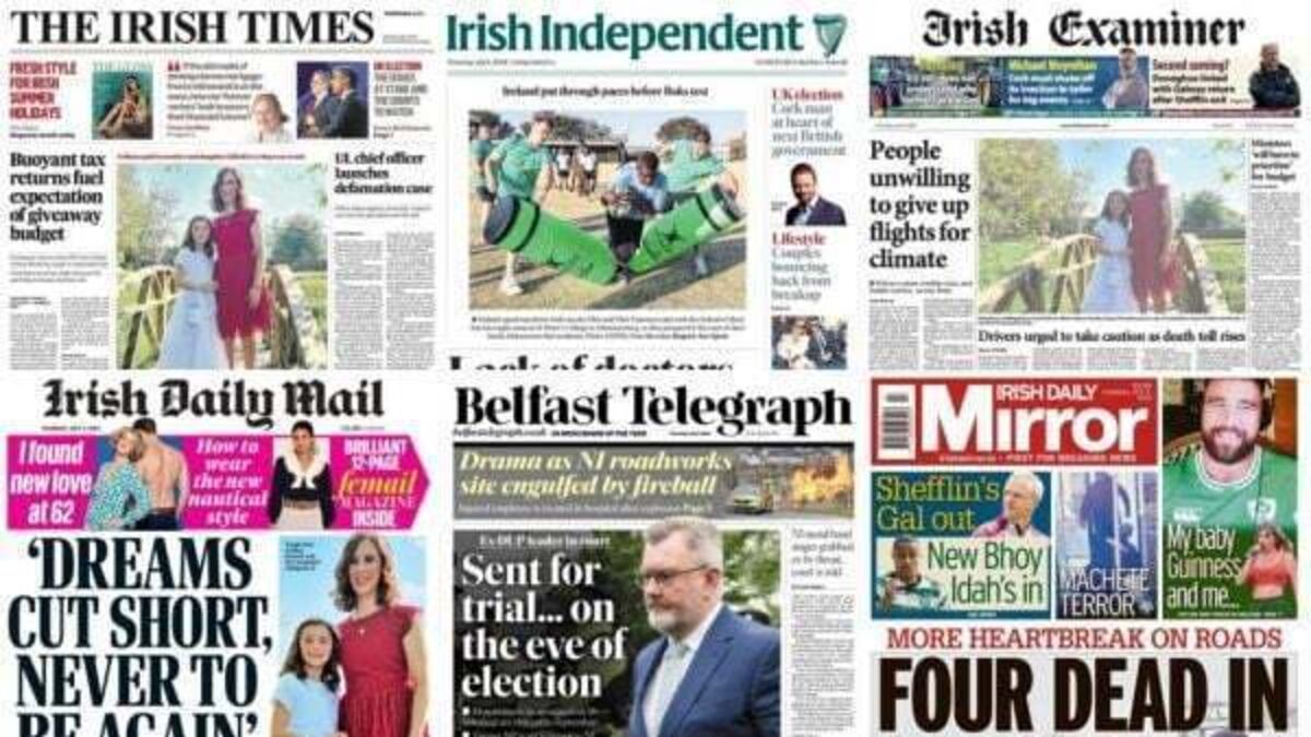 What the papers say: Thursday's front pages
