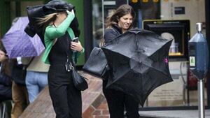 Status yellow rain warning in effect for 18 counties