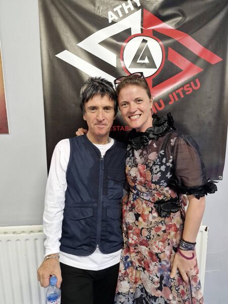 Johnny Marr with Vera Louise Behan