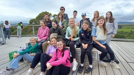 Athy youth club enjoys a scenic walk Beyond the Trees
