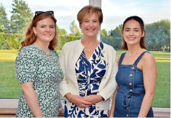 Esther with her daughters, Aisling and Bróna