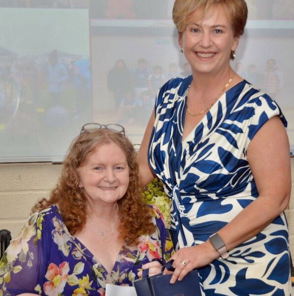 Esther with Elizabeth Smith