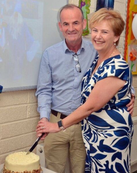 Esther with her husband Joe Dooley