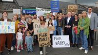 Fare cut delay sparks Newbridge protest