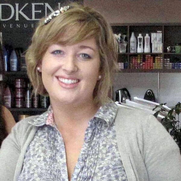 Amanda Finn, just after opening The Hair Emporium in 2009