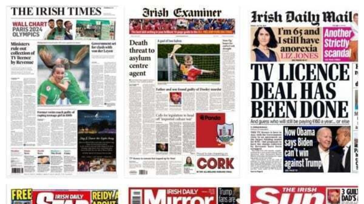 What the papers say: Friday's front pages