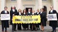 Kildare barristers protest at courthouse