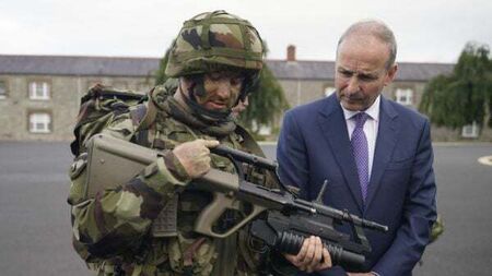 Micheál Martin encourages employers to support Defence Forces reserves