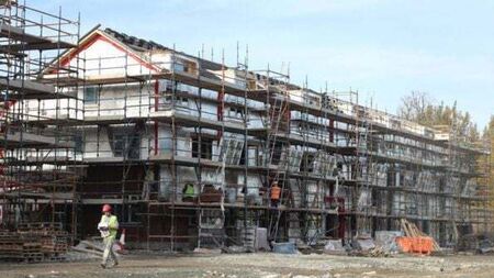 New home completions down on last year putting housing targets at risk