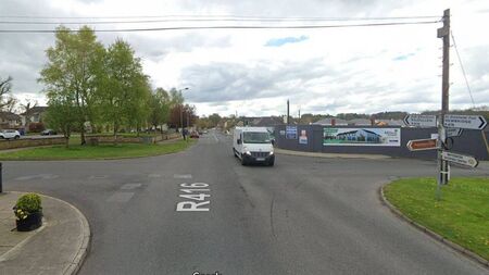 Drivers racing the lights through Kildare village 